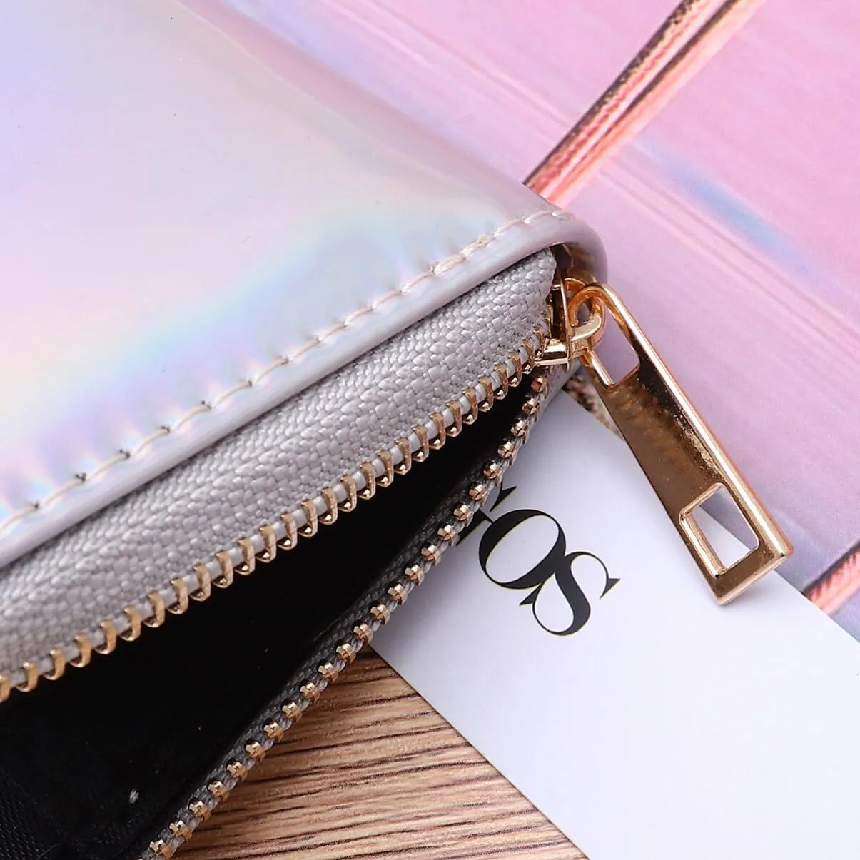 TENDYCOCO 2pcs Zippered Leather Tote Purse Mini Handbag Coin Purses for Women Zip Wallet Female Clutch Bag Travel Small Yiwu