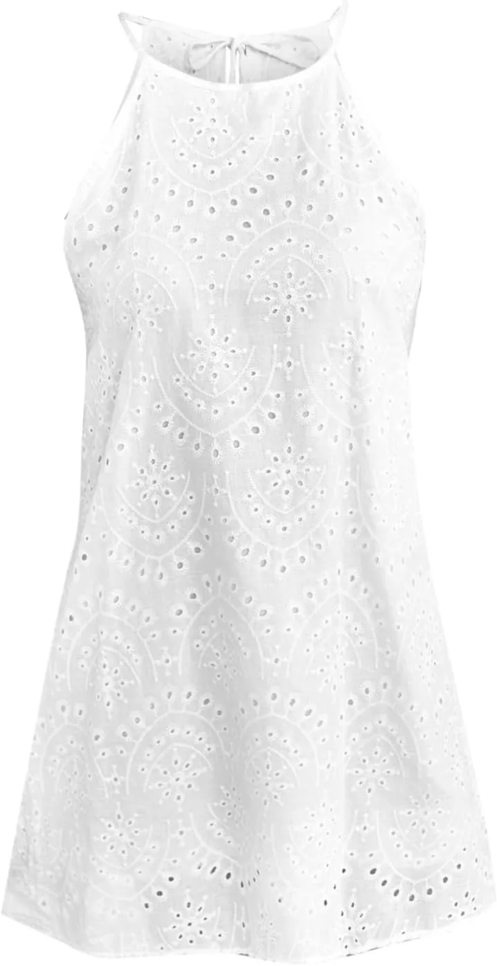 Tennis Dress for Women Built-in Shorts Summer Sleeveless Spaghetti Strap Sundress Workout Athletic Dress with Pocket