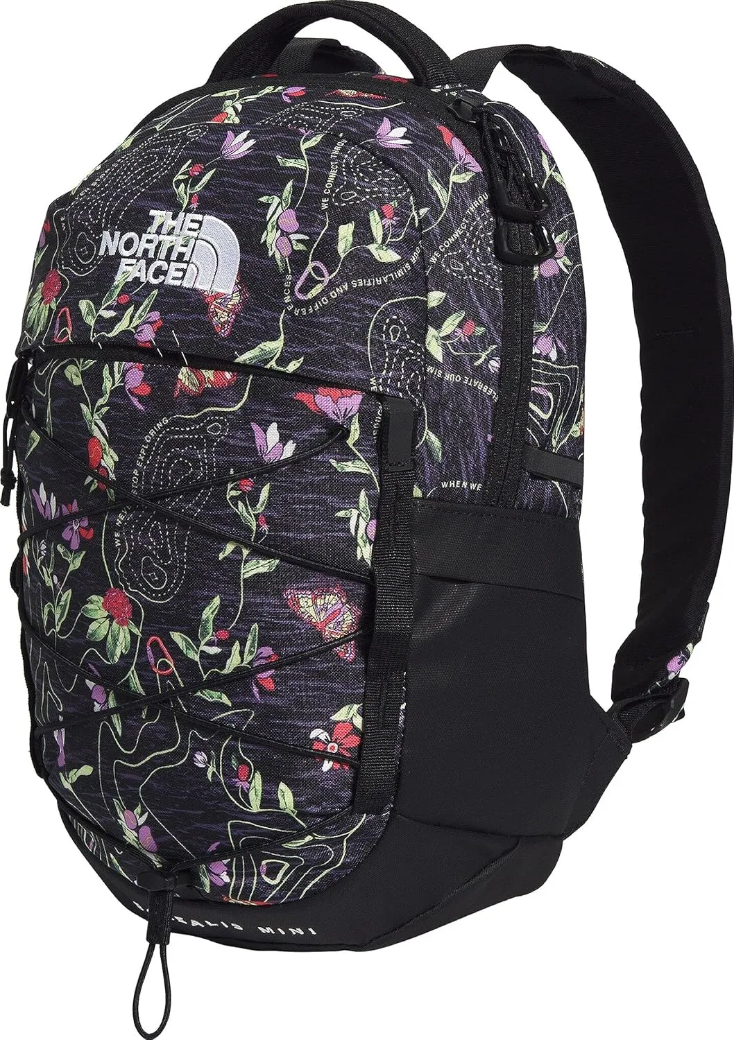 The North Face Borealis Mini Backpack Pack (Tnf International Women's Day Print/Tnf Black)