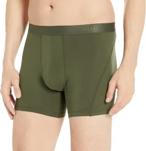 Tilley Men's Organic Cotton Boxer Briefs – Soft Touch, Breathable, Embossed Waistband