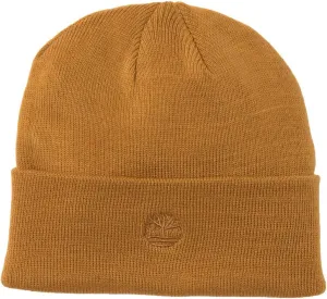 Timberland Men`s Embroidered Logo Cuffed Knit Beanie (Wheat(T100358C-231), One Size)