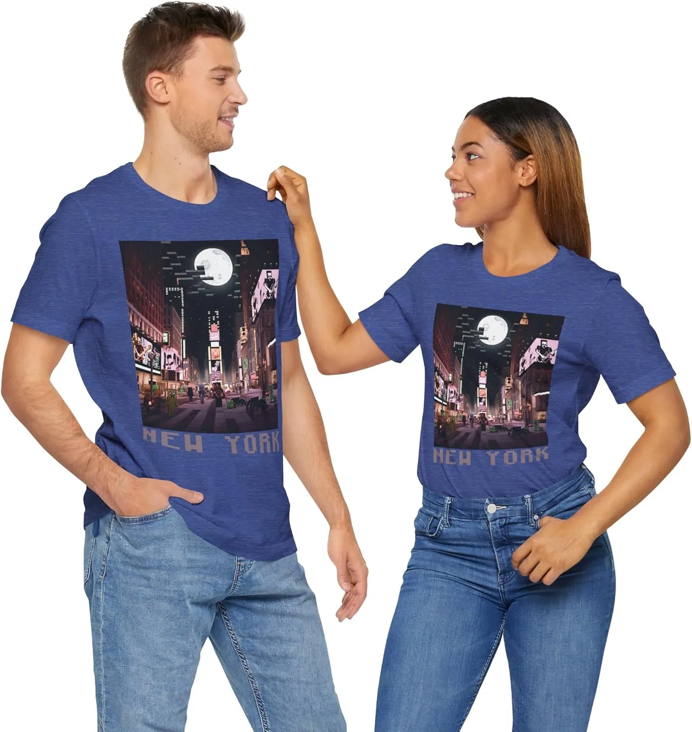 Time Square New York Creepers and Guitars T-Shirt, NYC Music Fan Gift, Urban Fashion Tee, Unisex Streetwear Top