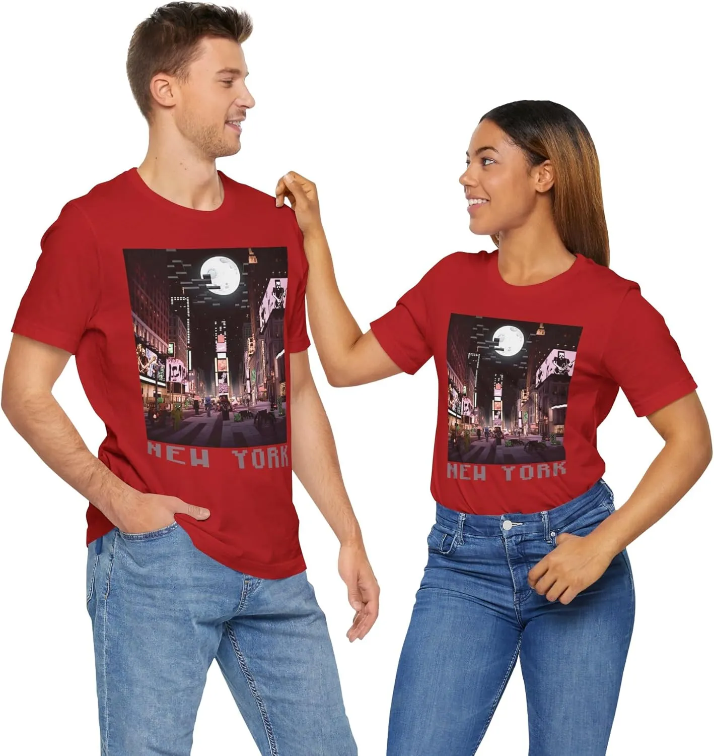 Time Square New York Creepers and Guitars T-Shirt, NYC Music Fan Gift, Urban Fashion Tee, Unisex Streetwear Top