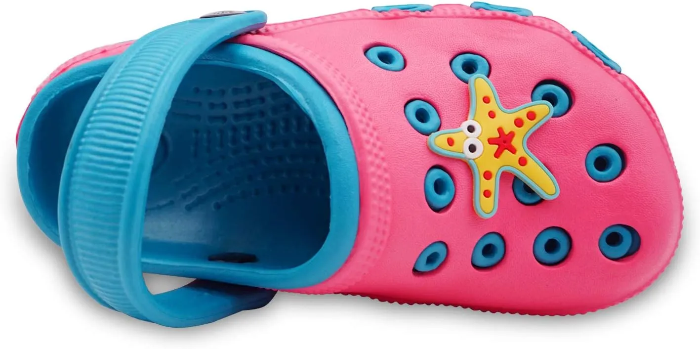 Toddler Little Kids Clogs Slippers Sandals, Non-Slip Girls Boys Clogs Slide Lightweight Garden Shoes Slip-on Beach Pool Shower Slippers