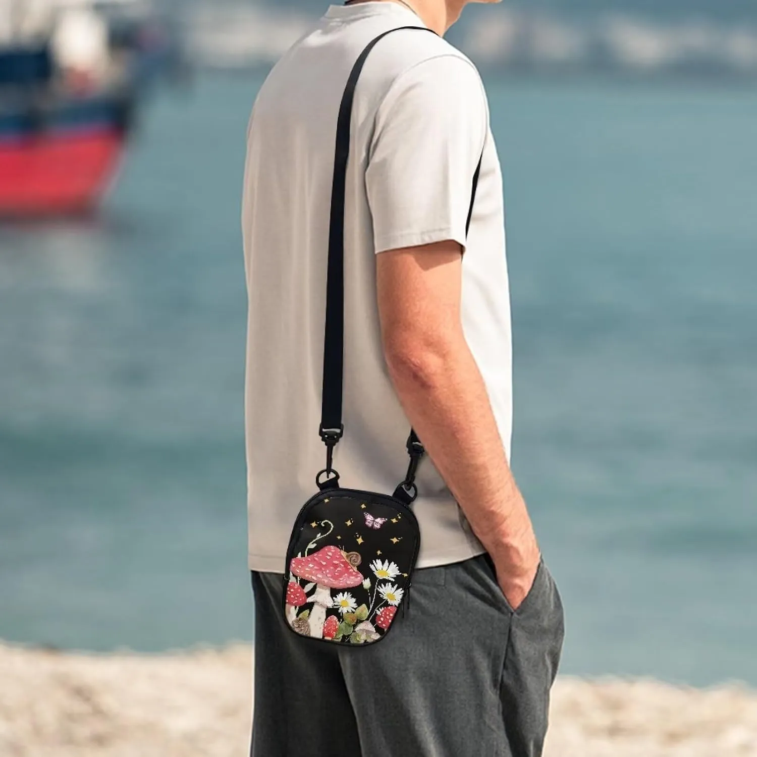 TODIYADDU Women Sling Bag Crossbody Phone Bag Mini Shoulder Bag with Adjustable Strap Mini Messenger Bag for Cell Phone Gifts