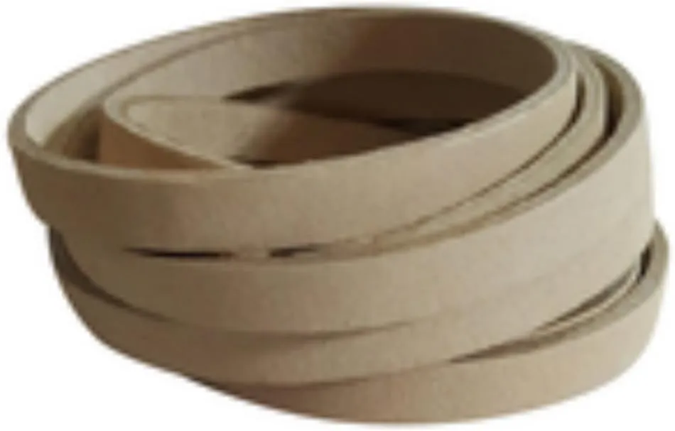 TOFL Genuine Top-Grain Leather Strap | 72 Inches Long | 5/8 Inch Wide | 1/8 Inch Thick (7-8 oz) | 1 Leather Strip for DIY Arts & Craft Projects, Clothing, Jewelry, Wrapping | Natural