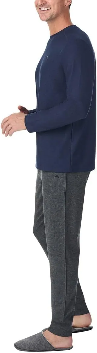 Tommy Bahama Men’s 2-piece Relaxed Fit Logo Embroidered Lounge Set