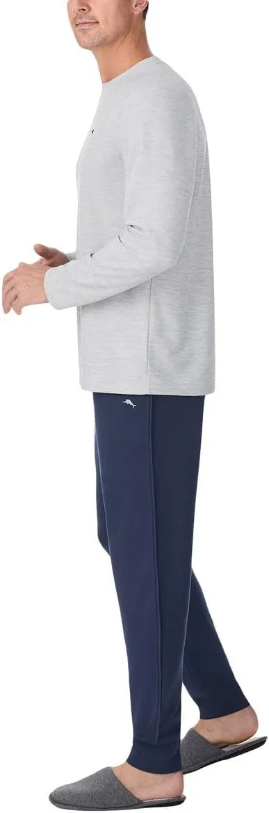 Tommy Bahama Men’s 2-piece Relaxed Fit Logo Embroidered Lounge Set