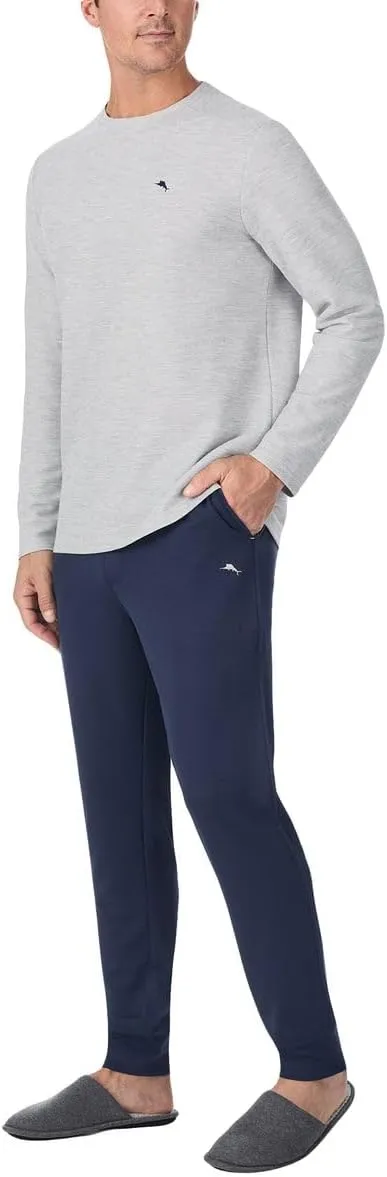 Tommy Bahama Men’s 2-piece Relaxed Fit Logo Embroidered Lounge Set