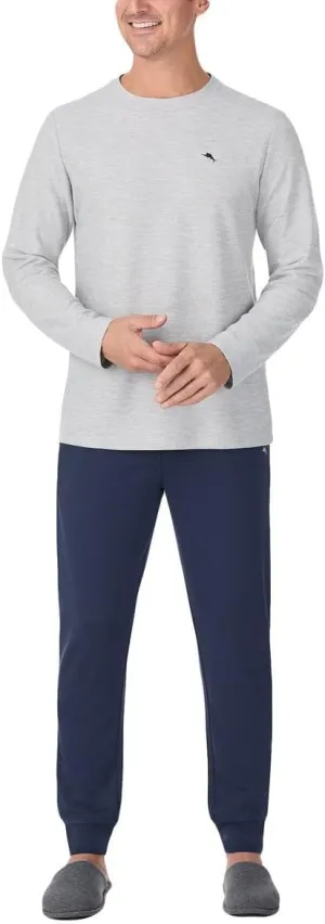 Tommy Bahama Men’s 2-piece Relaxed Fit Logo Embroidered Lounge Set