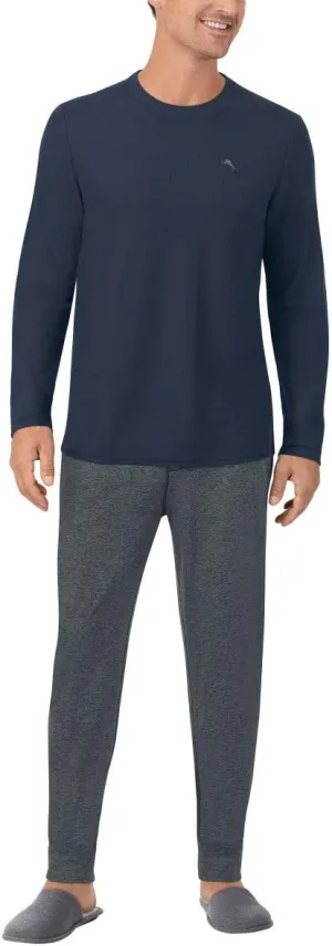 Tommy Bahama Men’s 2-piece Relaxed Fit Logo Embroidered Lounge Set