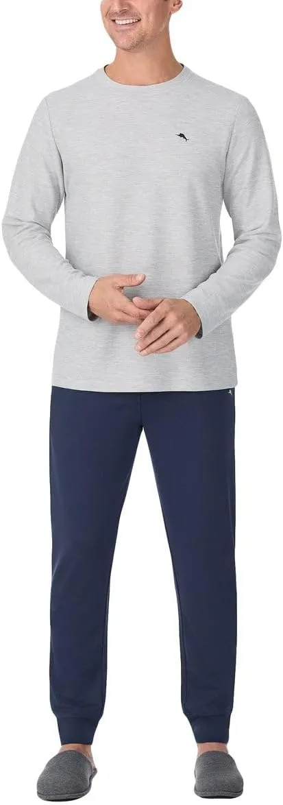 Tommy Bahama Men’s 2-piece Relaxed Fit Logo Embroidered Lounge Set