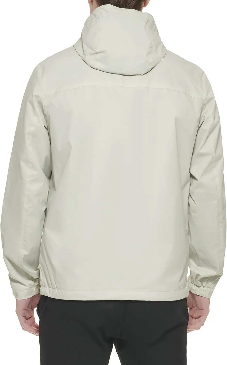 Tommy Hilfiger Men's Lightweight Breathable Waterproof Hooded Rain Jacket