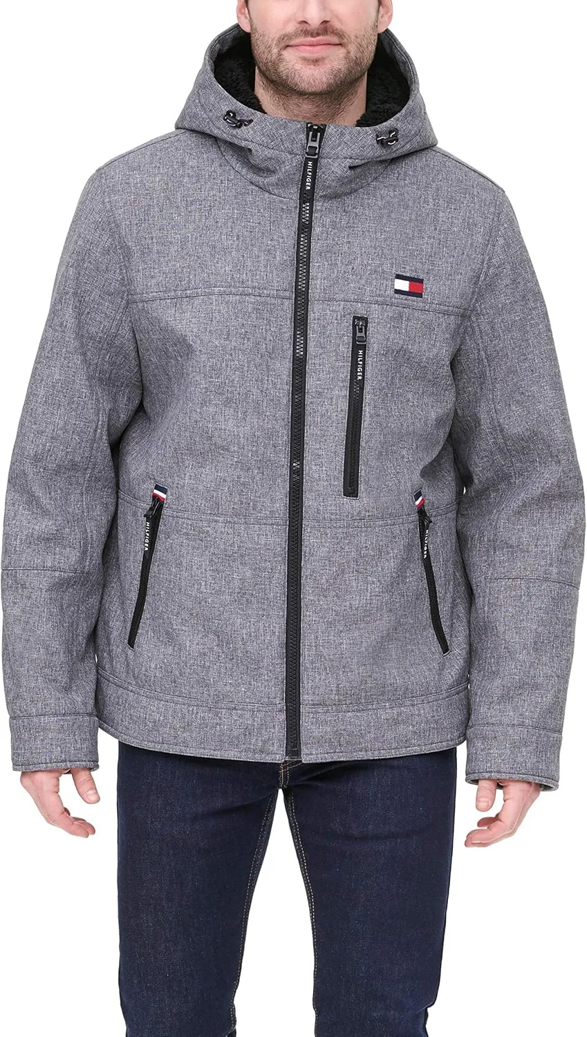 Tommy Hilfiger Men's Soft Shell Sherpa Lined Performance Jacket