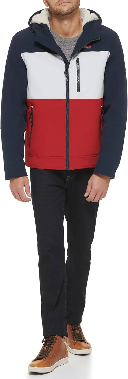 Tommy Hilfiger Men's Soft Shell Sherpa Lined Performance Jacket