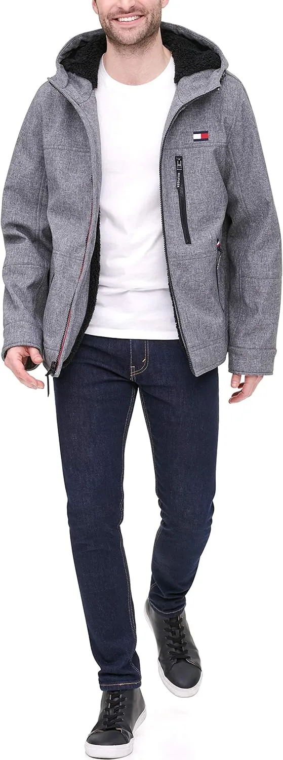 Tommy Hilfiger Men's Soft Shell Sherpa Lined Performance Jacket