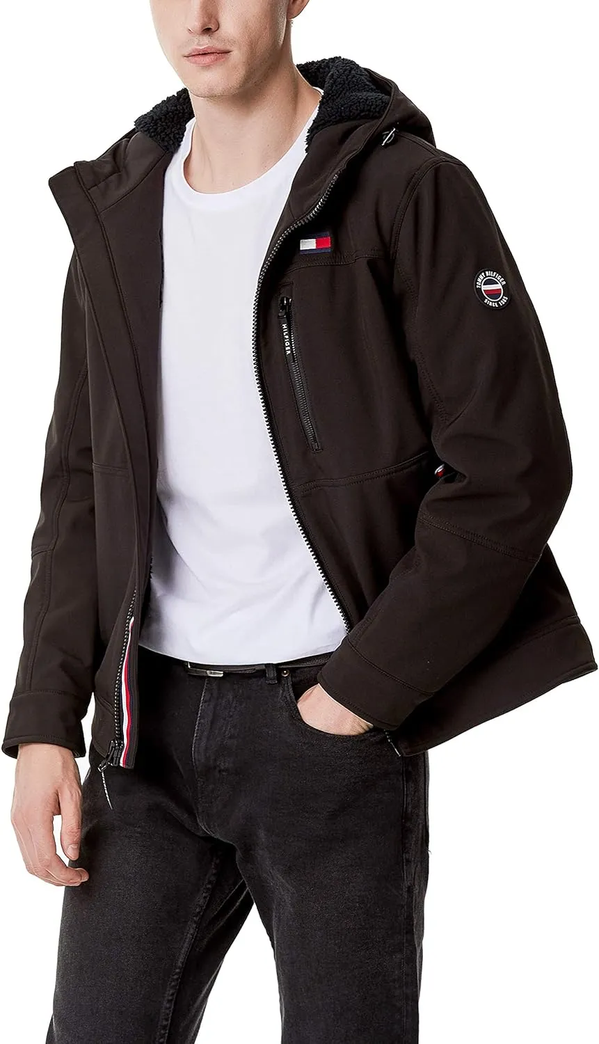 Tommy Hilfiger Men's Soft Shell Sherpa Lined Performance Jacket