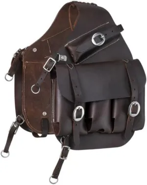Tough 1 Dark Oil Leather Deluxe Medicine Bag