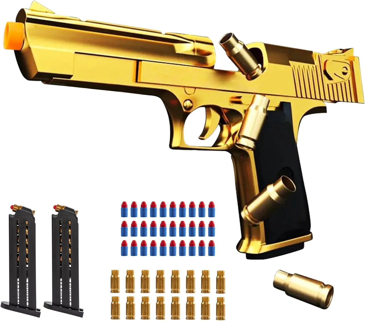 Toy Gun, Educational Toy Model, EVA Safety Foam Soft Bullet, Toy Foam Shock Wave Soft Bullet Game Gun, Non-Aggressive Children'sToy Holiday Surprise, Toy Guns for Boys 8-12