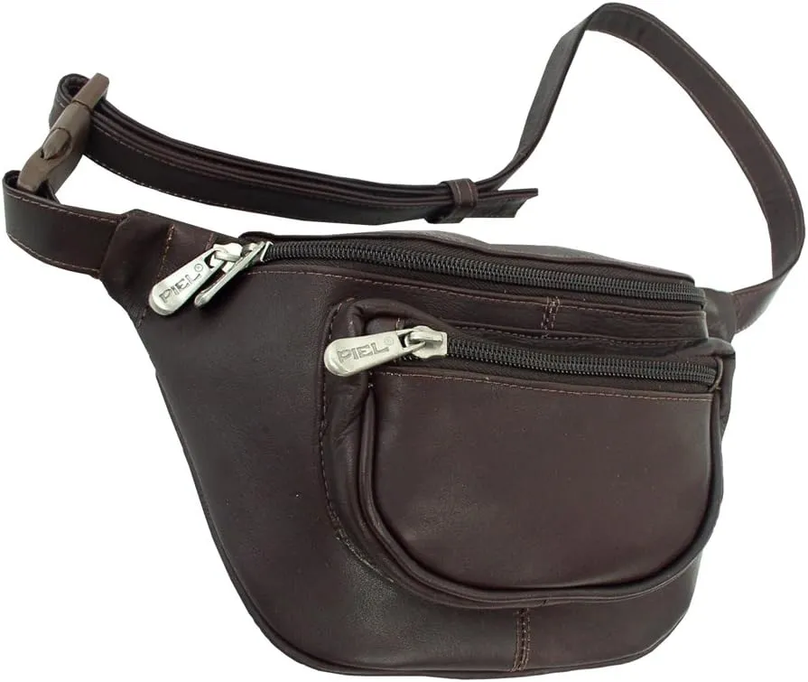 Travelers Waist Bag, Chocolate, One Size