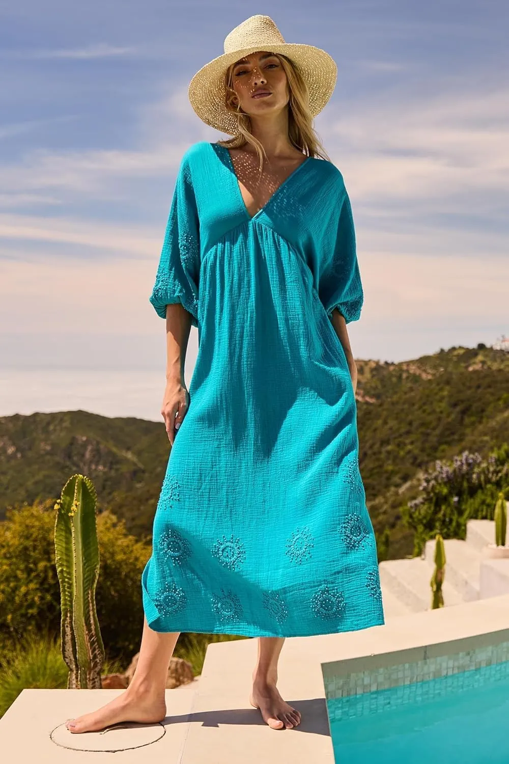 Trina Turk Serene Maxi Dress, Casual, Beach Cover Ups for Women