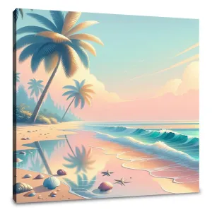Tropical Beach Escape Canvas