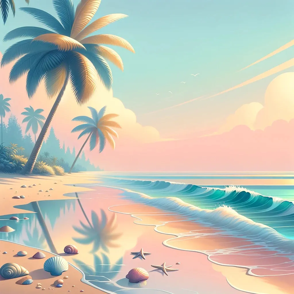 Tropical Beach Escape Canvas