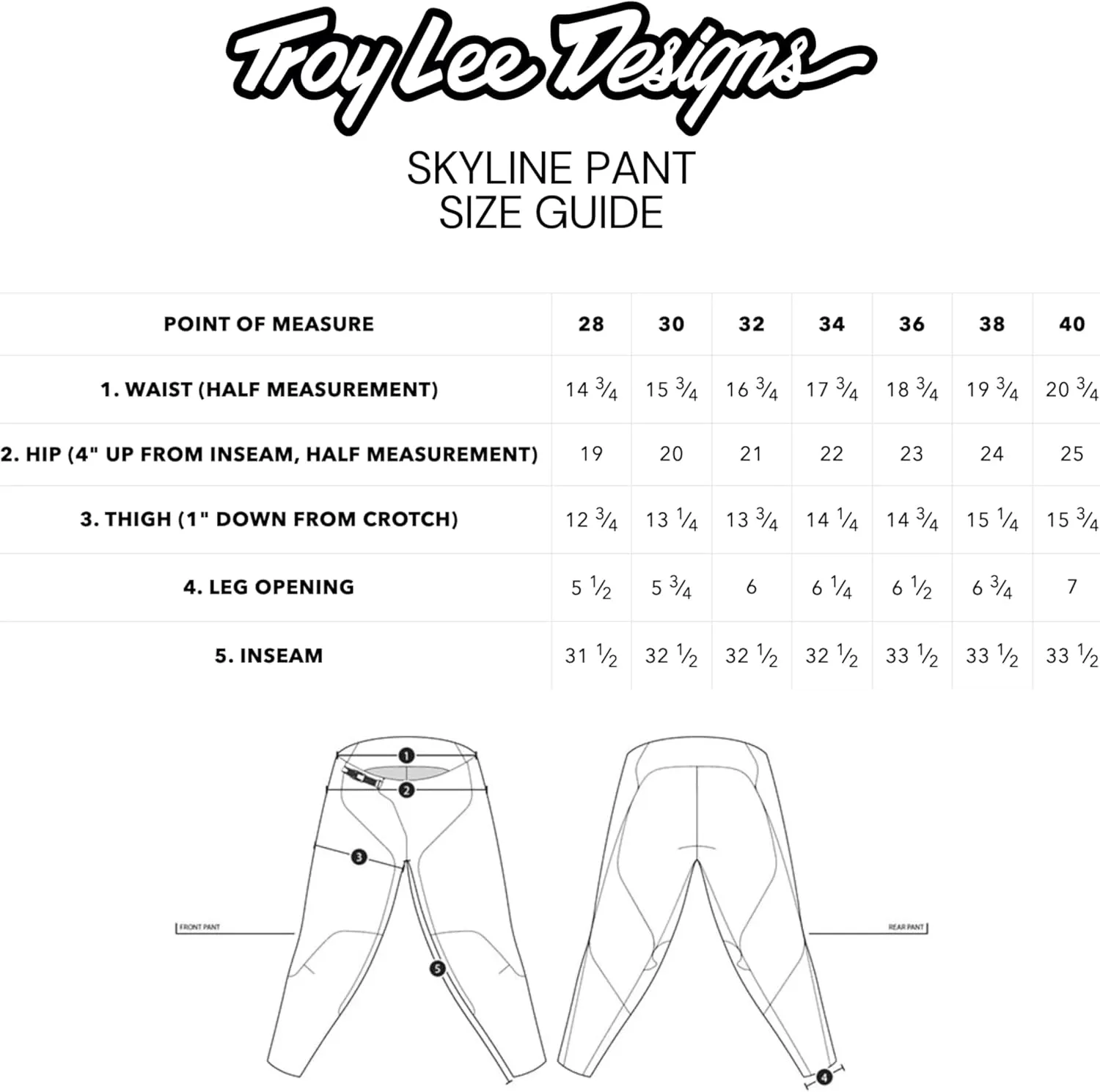 Troy Lee Designs Skyline Pant