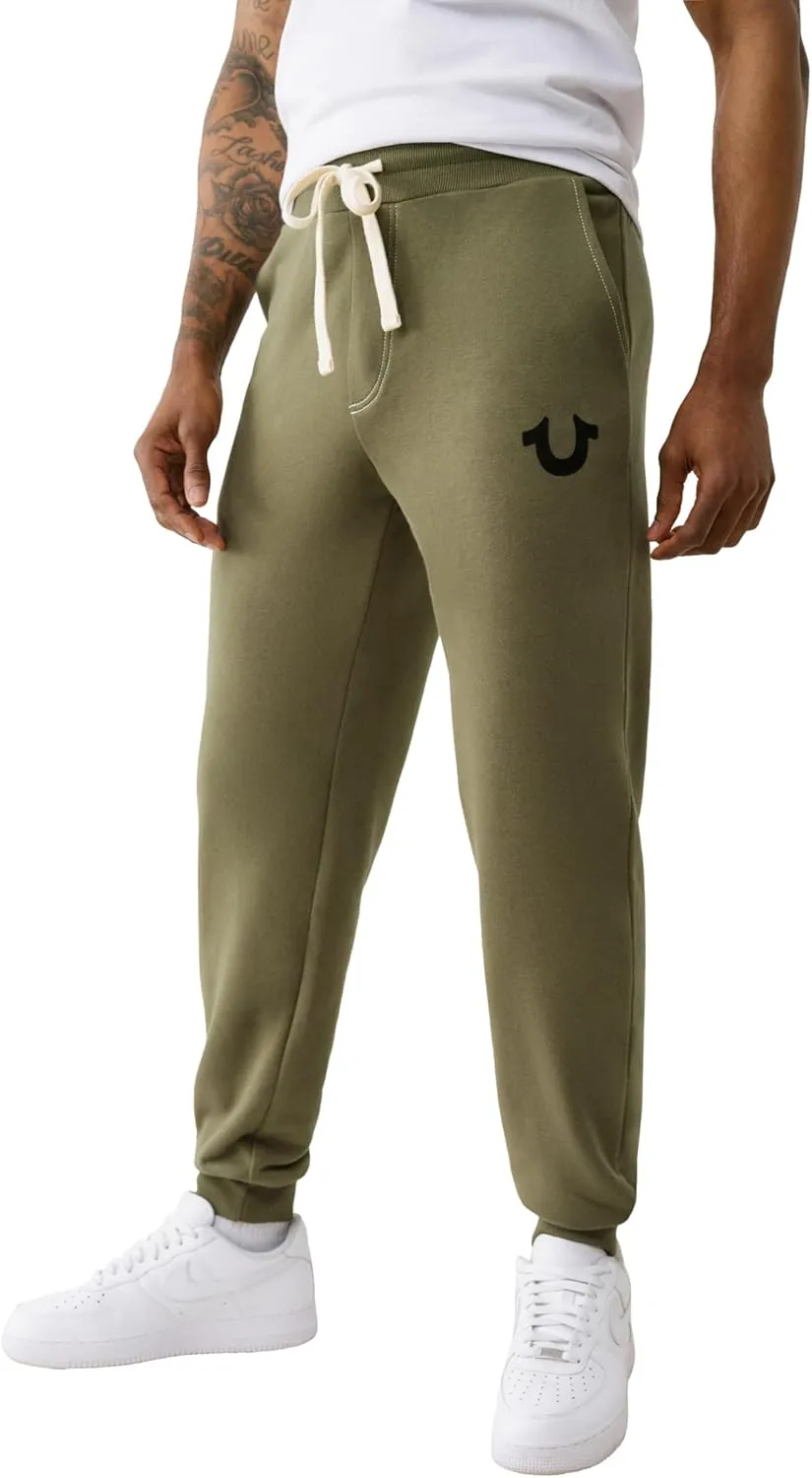 True Religion Men's Classic Logo Jogger Sweatpant
