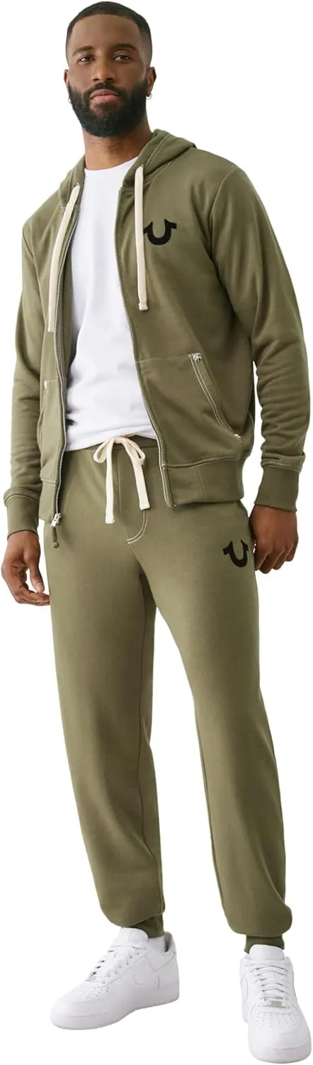 True Religion Men's Classic Logo Jogger Sweatpant