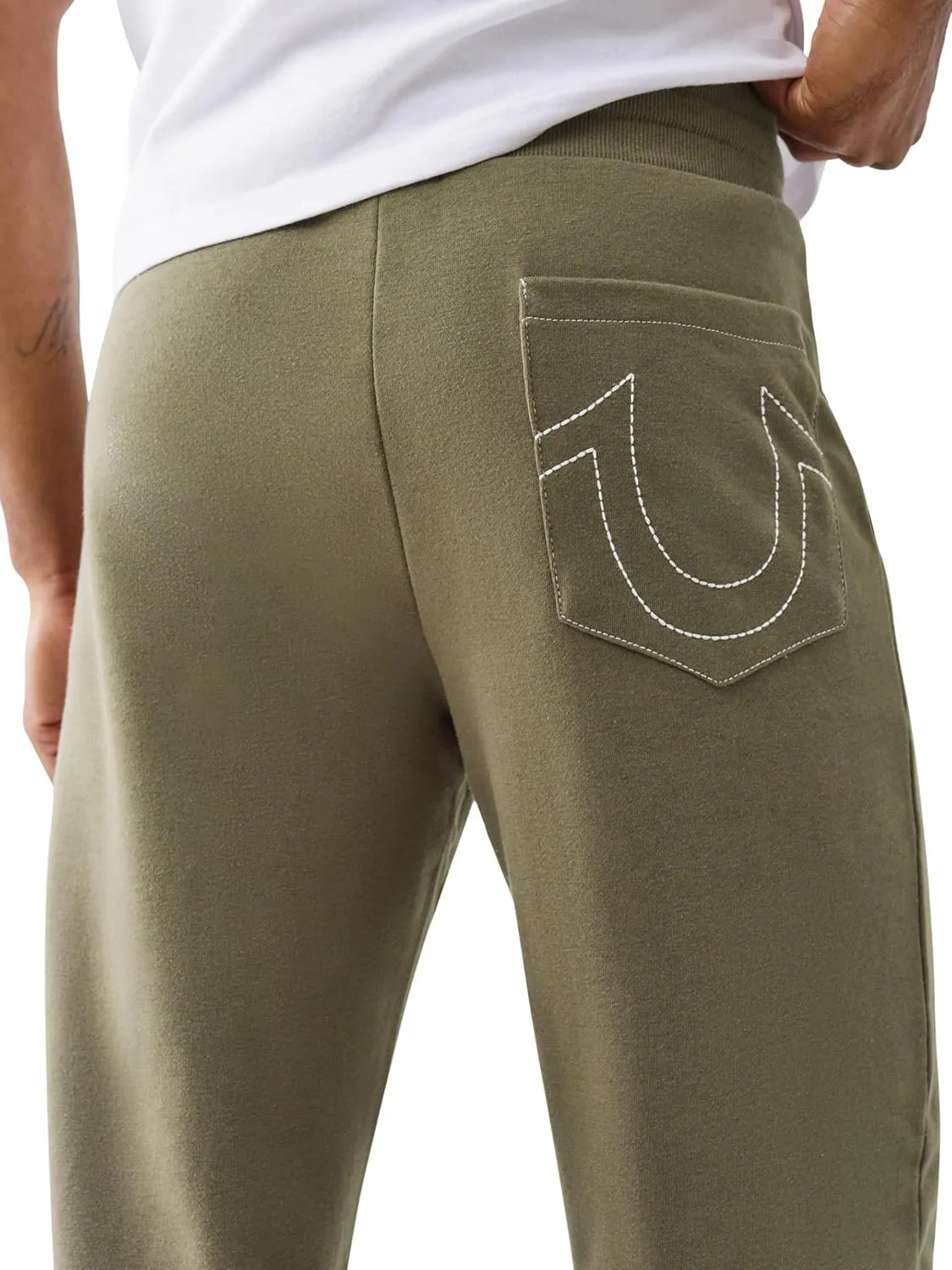 True Religion Men's Classic Logo Jogger Sweatpant