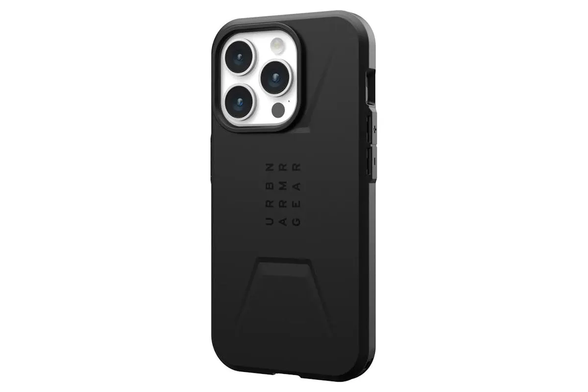 UAG Civilian for Magsafe iPhone 15 Pro Case | Black
