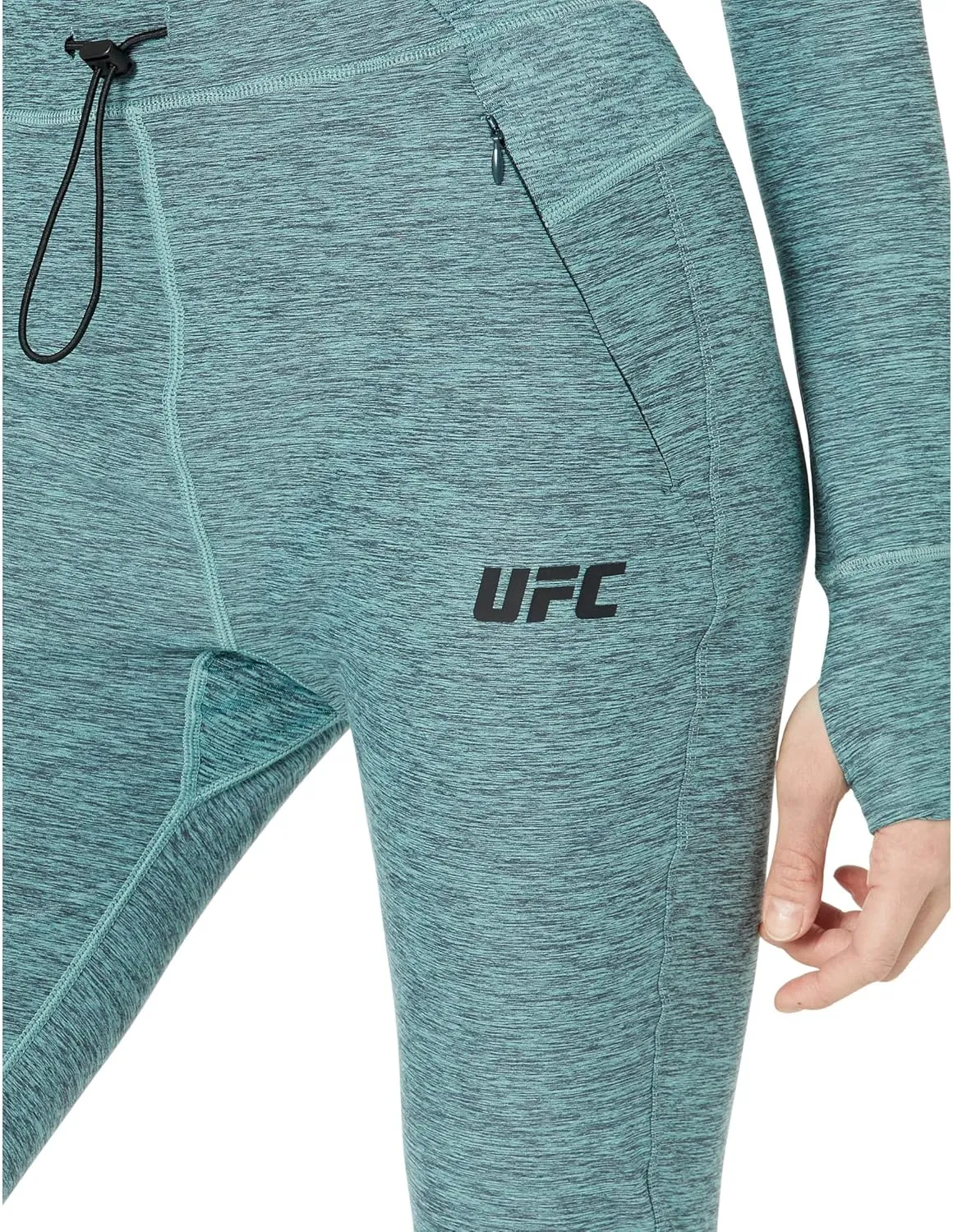 UFC Performance Tech-Joggers for Women for Workouts – Blended Polyester – Elasticated Waistband – Pockets