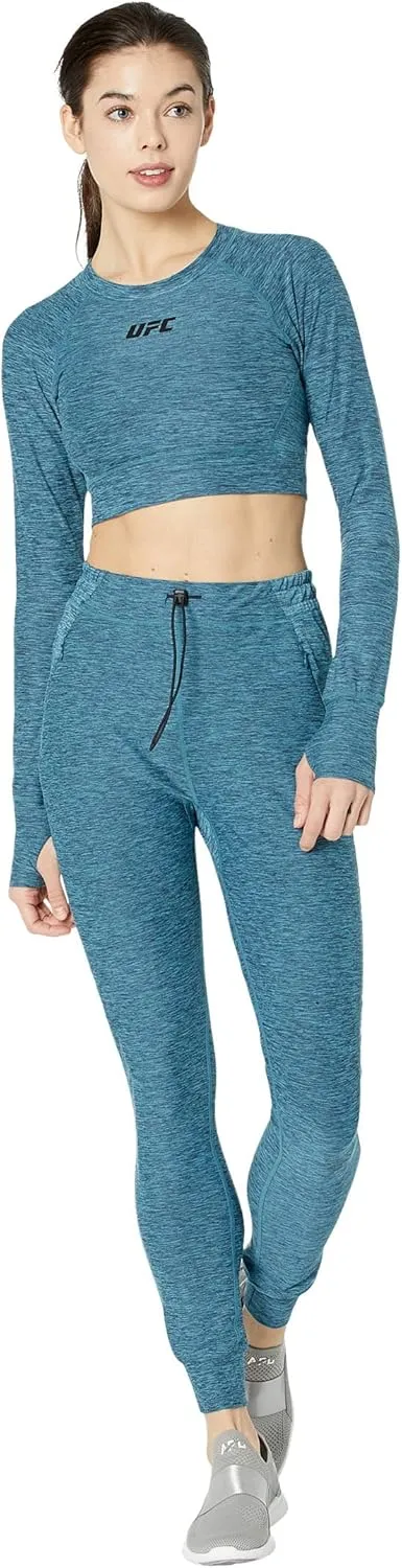 UFC Performance Tech-Joggers for Women for Workouts – Blended Polyester – Elasticated Waistband – Pockets