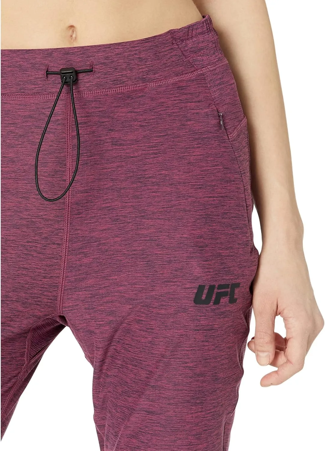 UFC Performance Tech-Joggers for Women for Workouts – Blended Polyester – Elasticated Waistband – Pockets