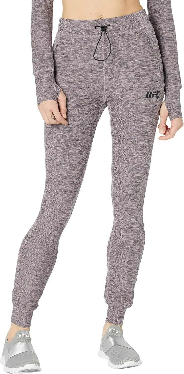 UFC Performance Tech-Joggers for Women for Workouts – Blended Polyester – Elasticated Waistband – Pockets