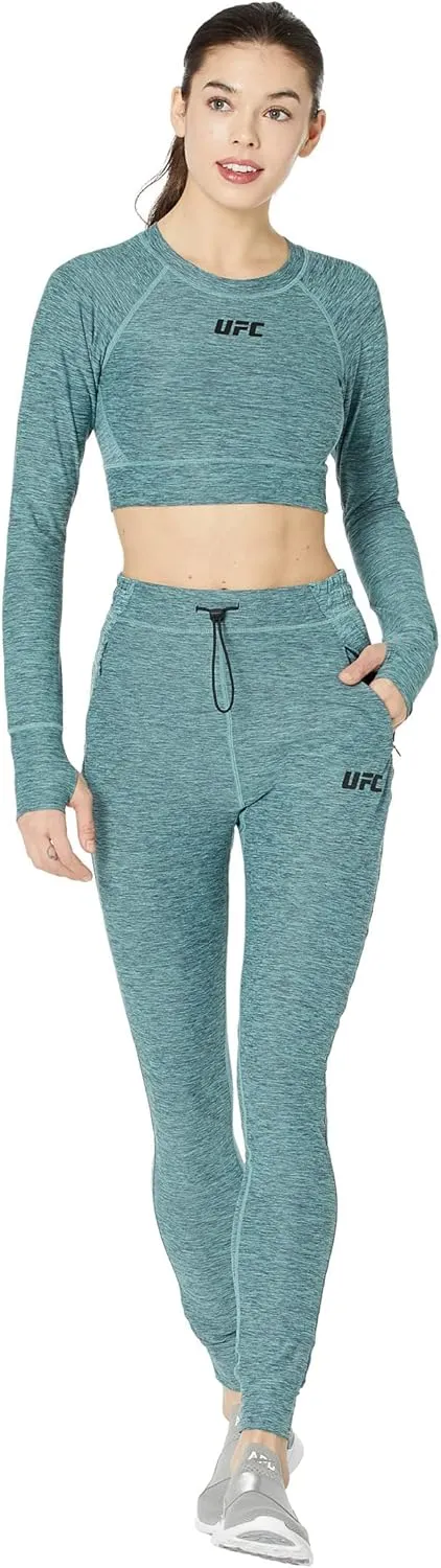 UFC Performance Tech-Joggers for Women for Workouts – Blended Polyester – Elasticated Waistband – Pockets