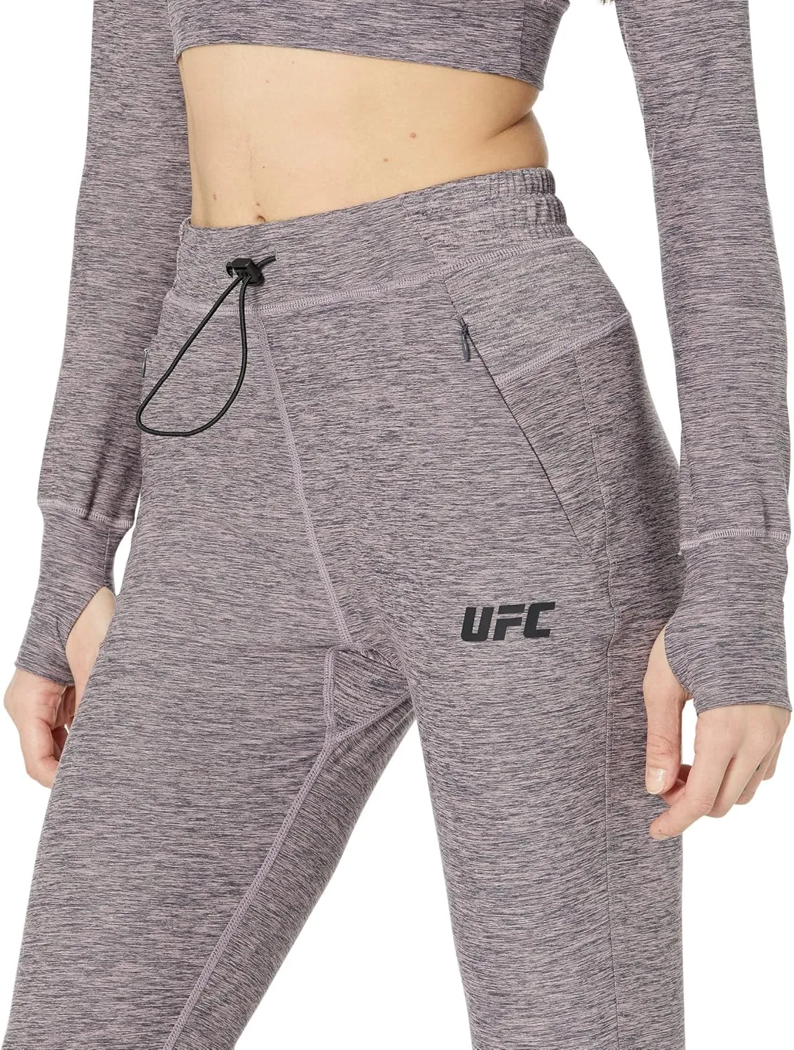 UFC Performance Tech-Joggers for Women for Workouts – Blended Polyester – Elasticated Waistband – Pockets