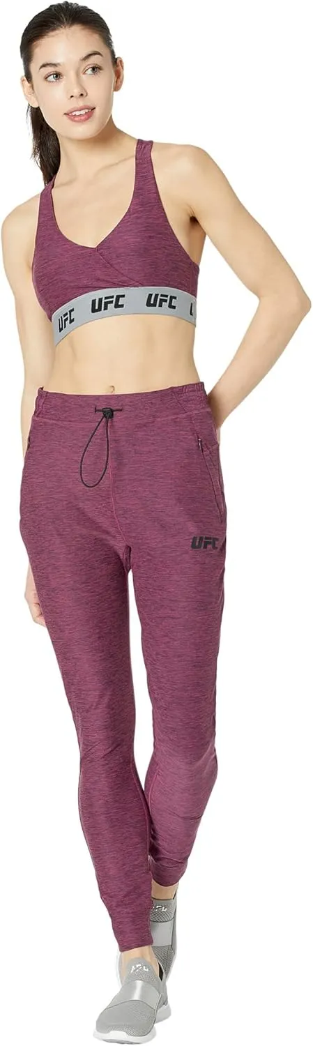UFC Performance Tech-Joggers for Women for Workouts – Blended Polyester – Elasticated Waistband – Pockets