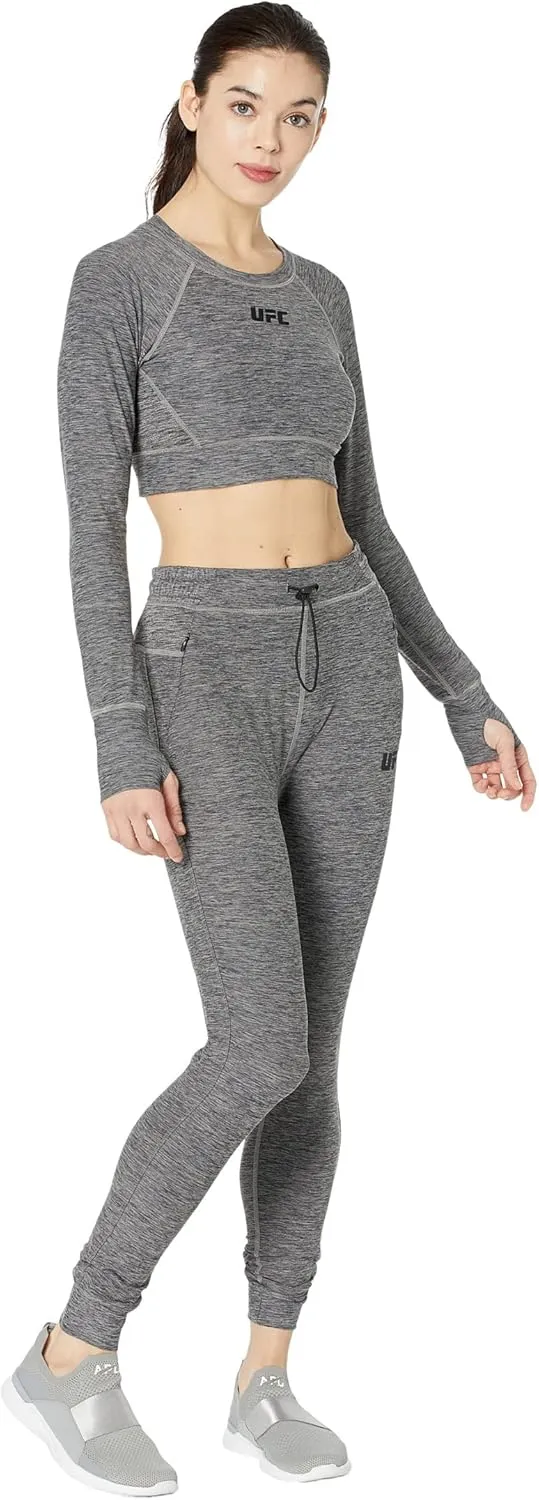 UFC Performance Tech-Joggers for Women for Workouts – Blended Polyester – Elasticated Waistband – Pockets