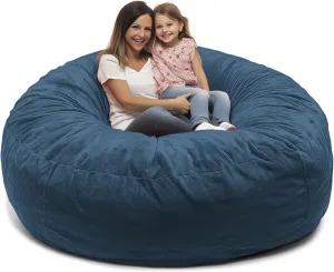 ULTIMATE SACK 6ft Bean Bag Chair, Oversize Bean Bag Chair for Adults, Comfy Chair Bean Bag Couch Lounge Sofa Loveseat Furniture | Cloud Fur