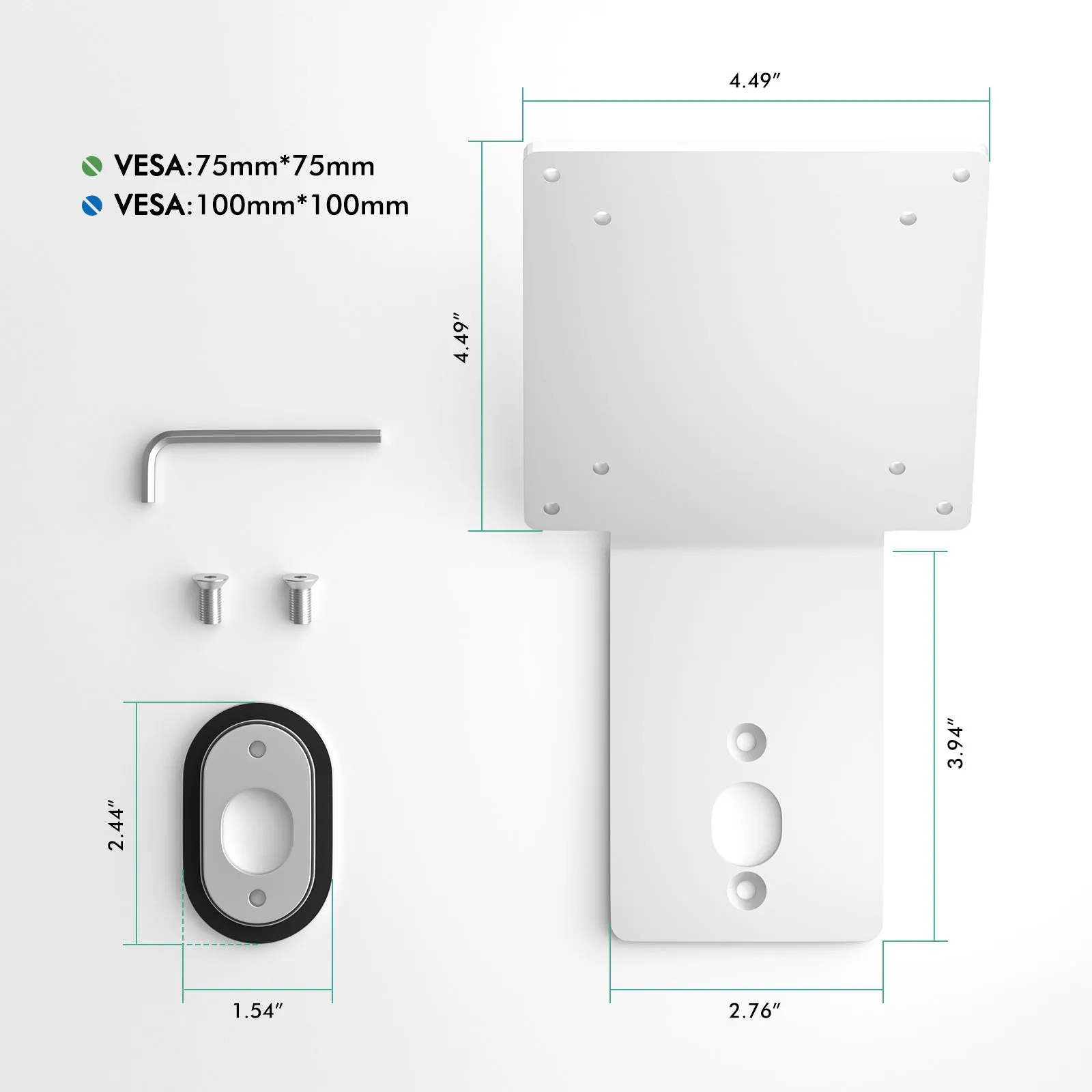 Universal VESA Adapter kit for 2021 Apple iMac 24" M1 Chip