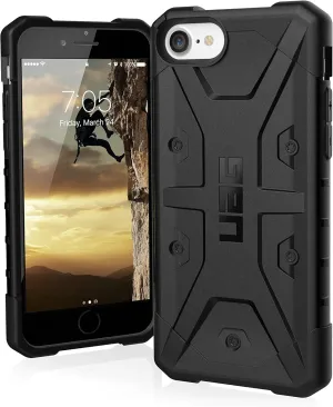 URBAN ARMOR GEAR UAG Designed for iPhone SE (2020) Case [4.7-inch Screen] Pathfinder Rugged Shockproof Military Drop Tested Protective Cover, Black