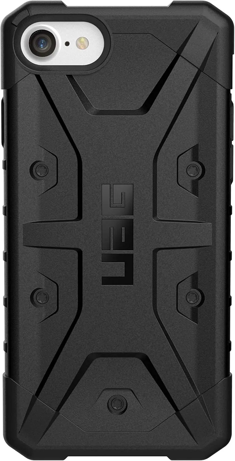 URBAN ARMOR GEAR UAG Designed for iPhone SE (2020) Case [4.7-inch Screen] Pathfinder Rugged Shockproof Military Drop Tested Protective Cover, Black