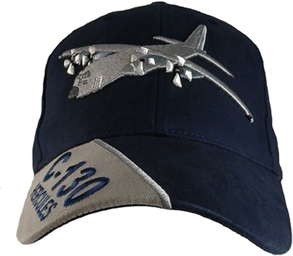 US Air Force 'C-130 Hercules' Embroidered Ball Cap