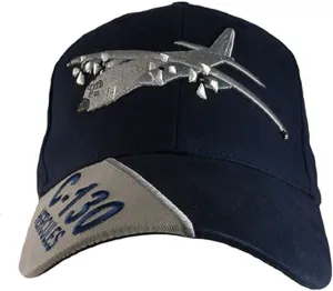 US Air Force 'C-130 Hercules' Embroidered Ball Cap