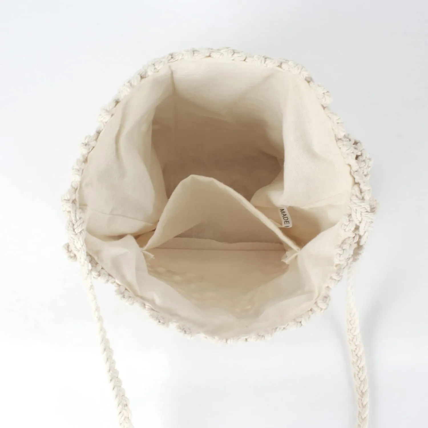 Van Caro Handwoven Cotton Straw Shoulder Bag Crochet Tassel Beach Bohemian Purse for Women