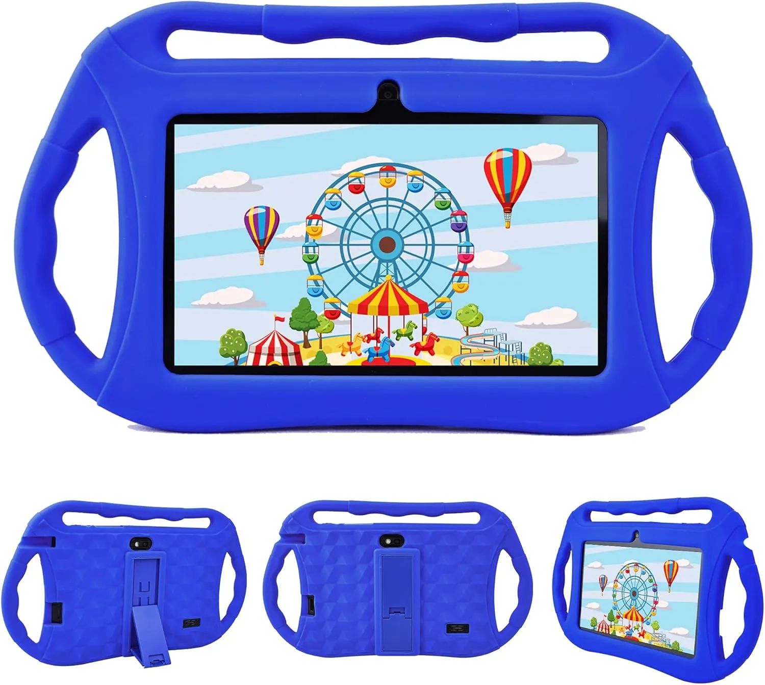 Veidoo Kids 7" Android Tablet, 2GB 32GB WiFi, IPS Screen, Children's Educational Tablet with Parental Control, Games, Learning (Blue)