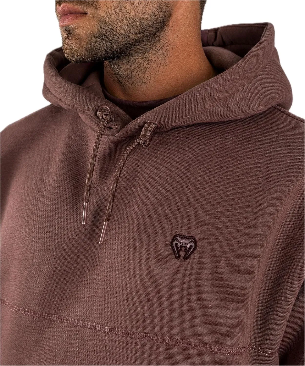 Venum Men's Silent Power Hoodie-Brown
