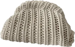 Verdusa Women's Colorblock Clutch Handbags Casual Crochet Bag Small Purse